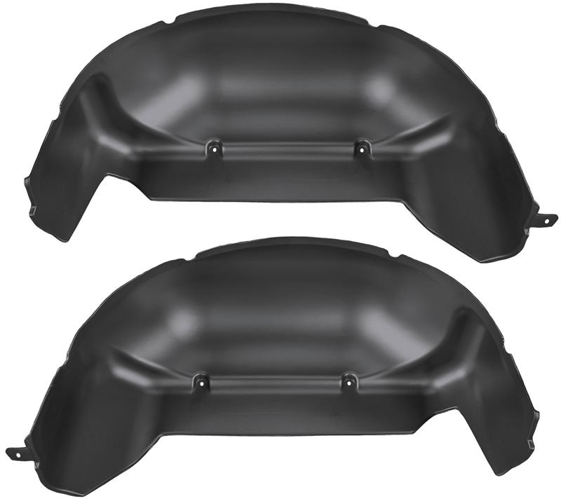 Ford F-250 Super Duty Wheel Well Guards - Rear - Husky Liners - Black - `11-`14
